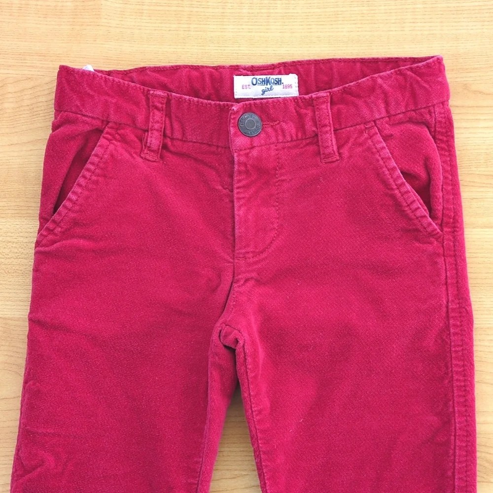 4/$25 OshKosh soft red pants